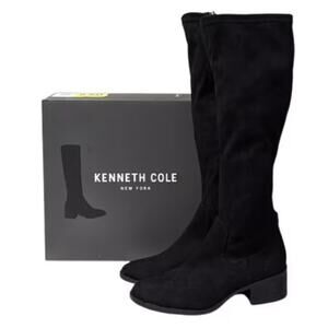 Kenneth Cole Stanford Tall Boots, Black, New in Box
